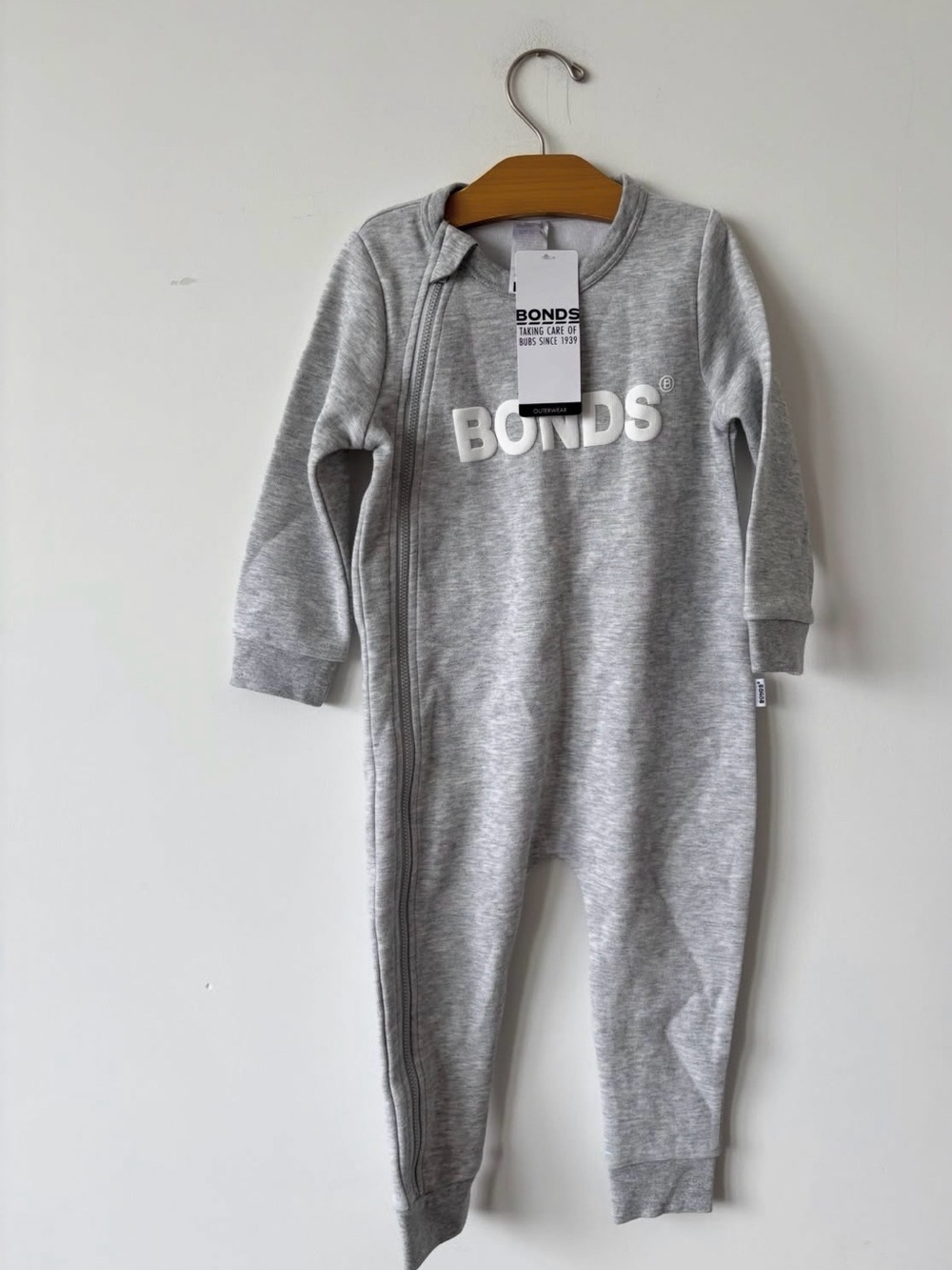 Bonds Light Grey Tech suit